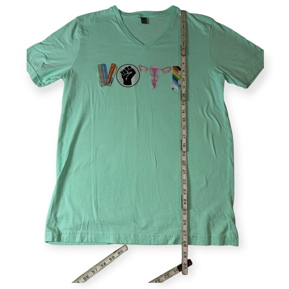 Ivy "Vote" Reproductive Rights T-Shirt, Seagreen, Women's Large